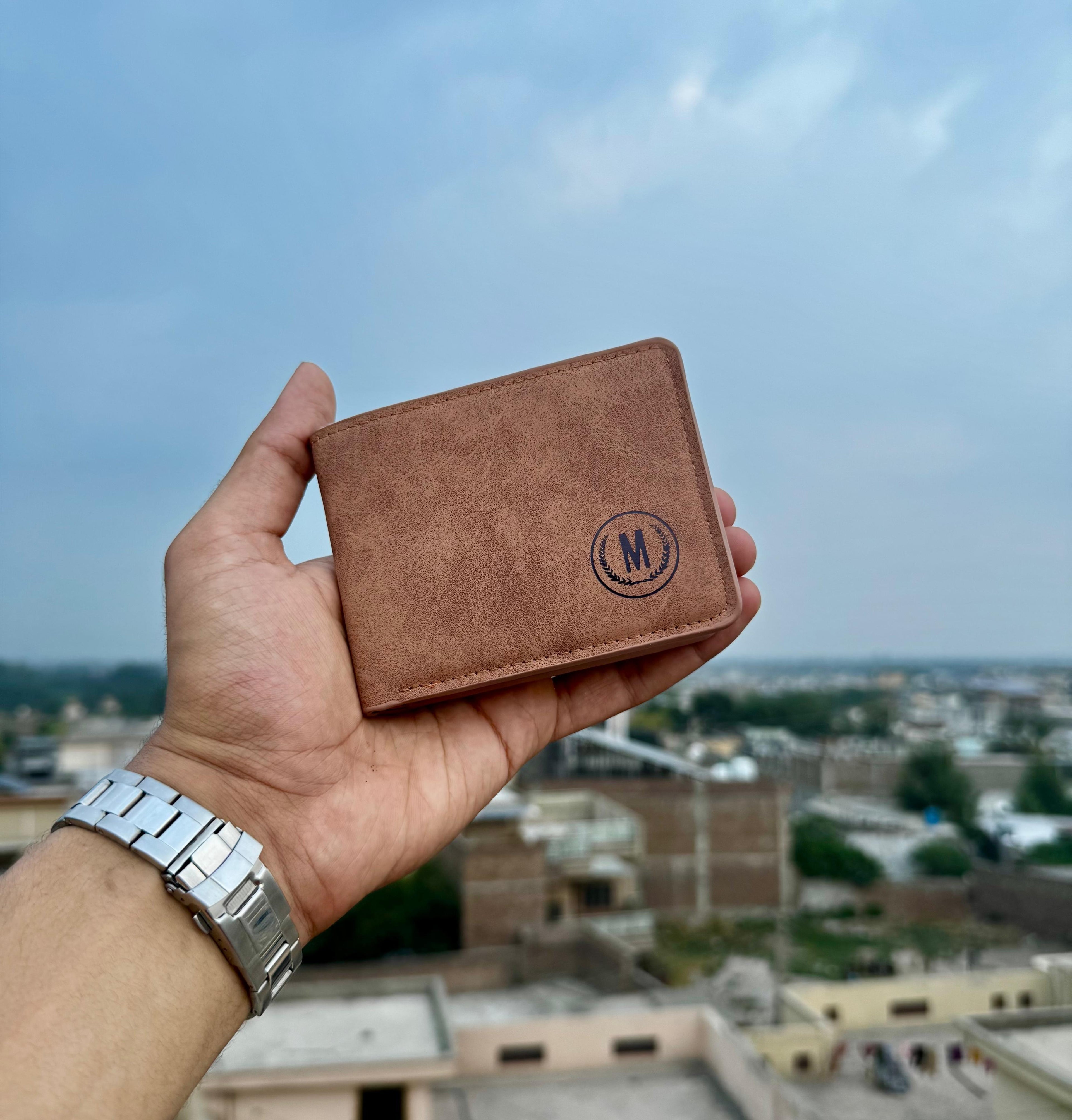 Vintage Slim Wallet for Men – Premium Leather Card Holder | Compact Bi-Fold Wallet