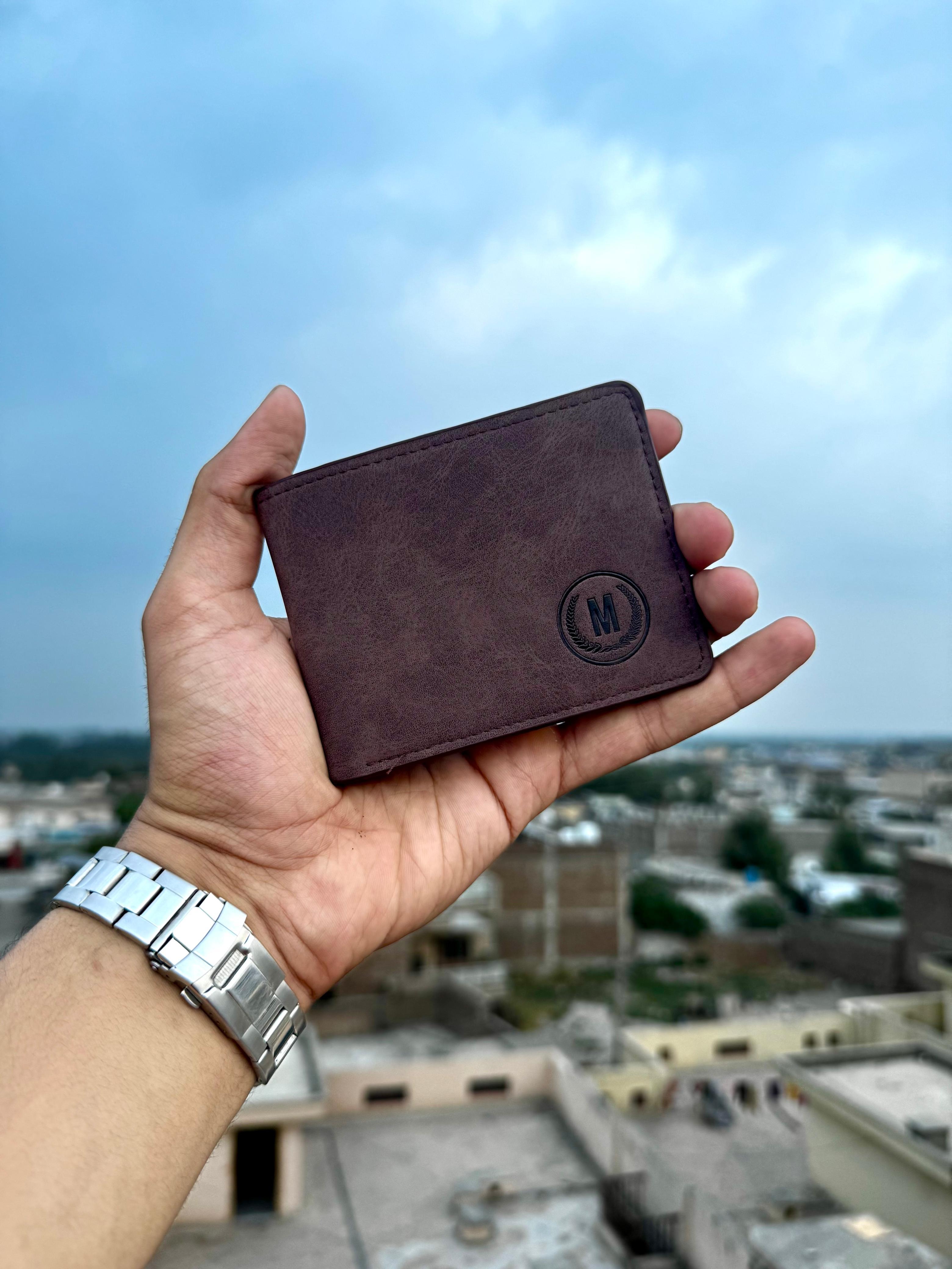 Vintage Slim Wallet for Men – Premium Leather Card Holder | Compact Bi-Fold Wallet