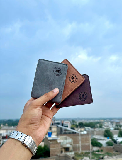 Vintage Slim Wallet for Men – Premium Leather Card Holder | Compact Bi-Fold Wallet