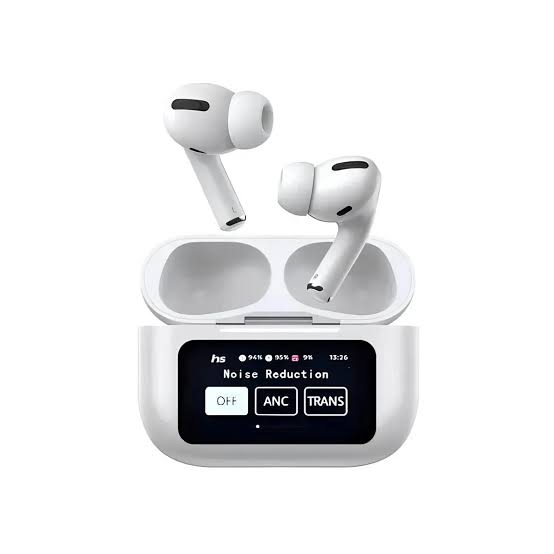 A9 PRO Wireless Bluetooth Earbuds - Digital Display, ANC + ENC, Wireless Charging