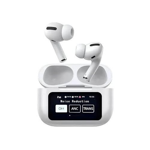 A9 PRO Wireless Bluetooth Earbuds - Digital Display, ANC + ENC, Wireless Charging